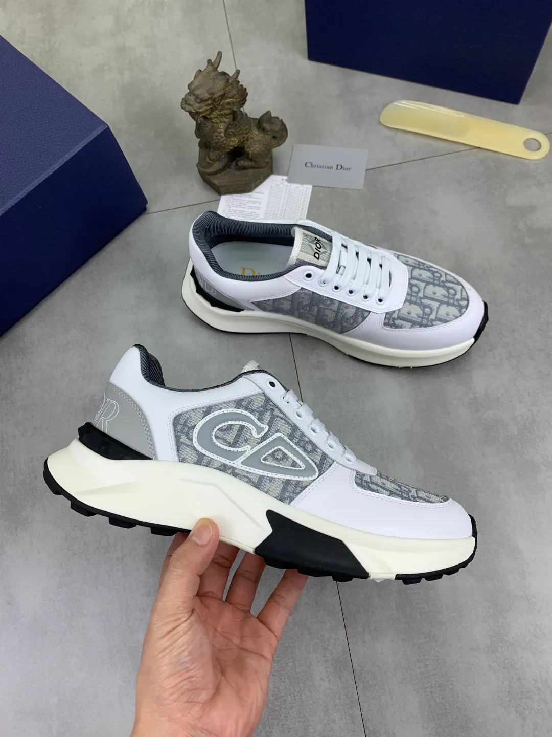 Men's Men's Shoes💰P440💰[New Style]🆘[Dior] 2025 Dior Original Lace-up Low-top Men's Shoes Classic casual shoes 🔥This model is the official classic model with high quality and made by famous original designers. It is made of high-quality cowhide with original materials➕comfortable and breathable mesh lining➕pigskin insole. The perfect last shape and generous and fashionable design have attracted many consumers and are suitable for drivers to drive🚗. What you want is the best quality in the market. Color: 4️⃣Color Code number: 38--44 (45 customized)